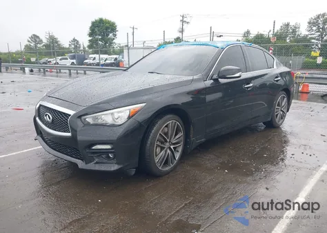 2016 Infiniti Q50 3.0T Sport z USA, uszkodzony, nr VIN JN1EV7AR2GM342228